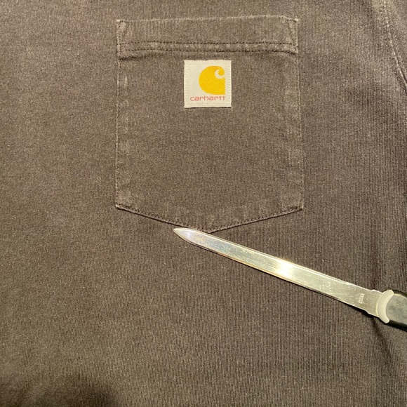 Carhartt Men's Pocket Tee Loose Fit XL Tall Set of Two Shirts 1 Black 1 White - Picture 13 of 13